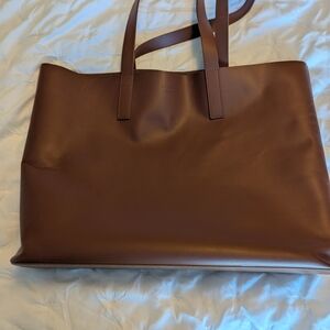 Brown Leather Tote Bag